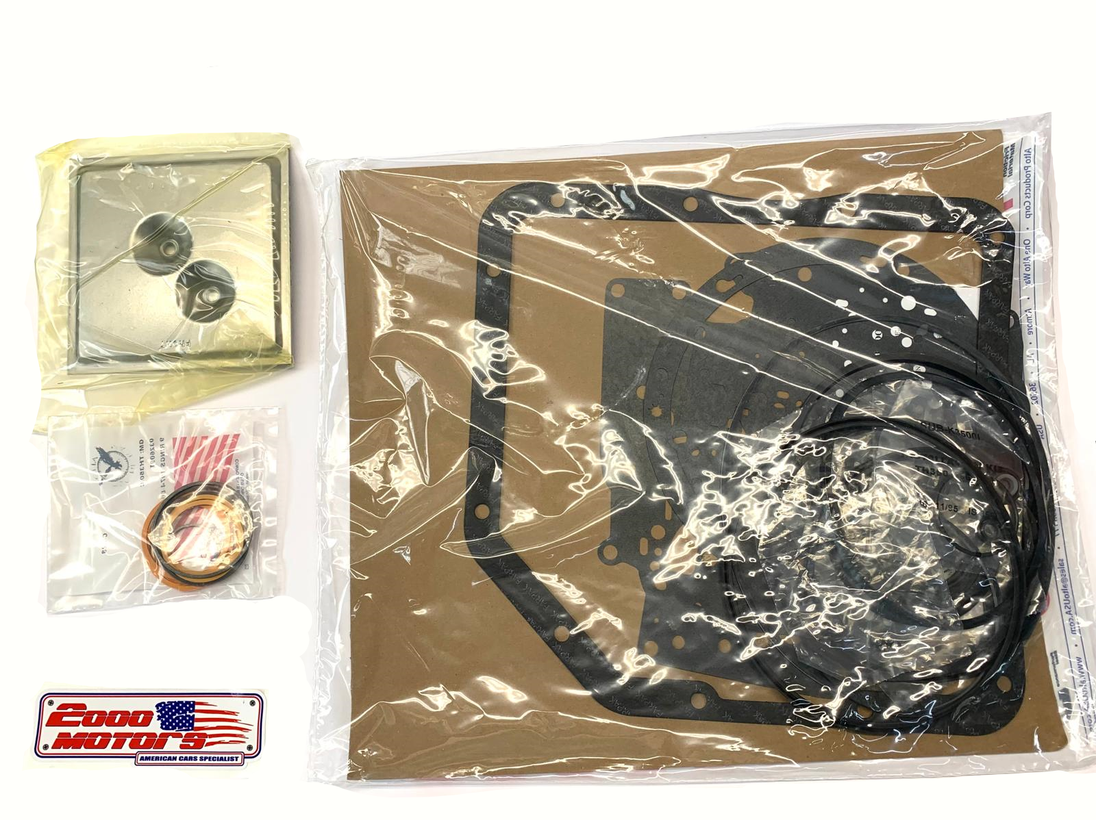 Coppa Dell'olio Trasmissione 350 TH350 - Ricambio Duraturo Con Guarnizione, Viti E Rondelle, OE #8491