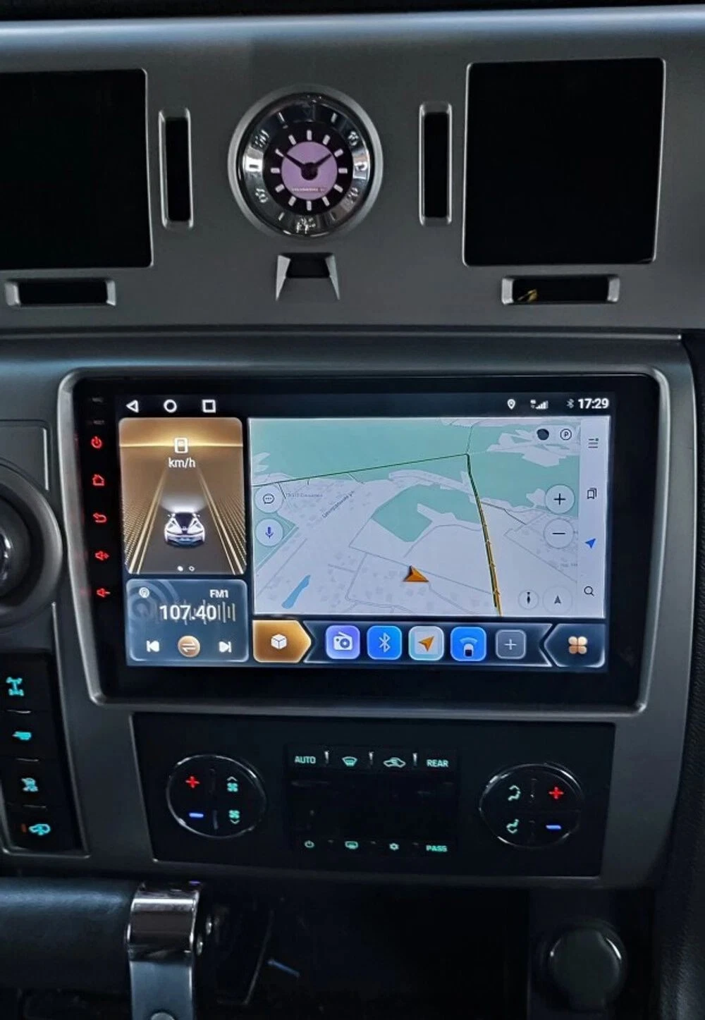 Autoradio Android 14 9" per Hummer H2 2008-2009 – 4GB RAM / 64GB ROM