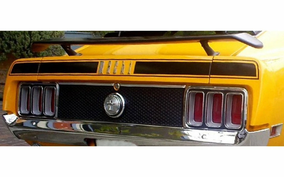 STRIPES BAULE POSTERIORE MUSTANG 1970 MACH I - NERO OPACO